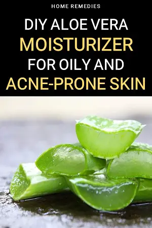 diy aloe vera moisturizer for acne